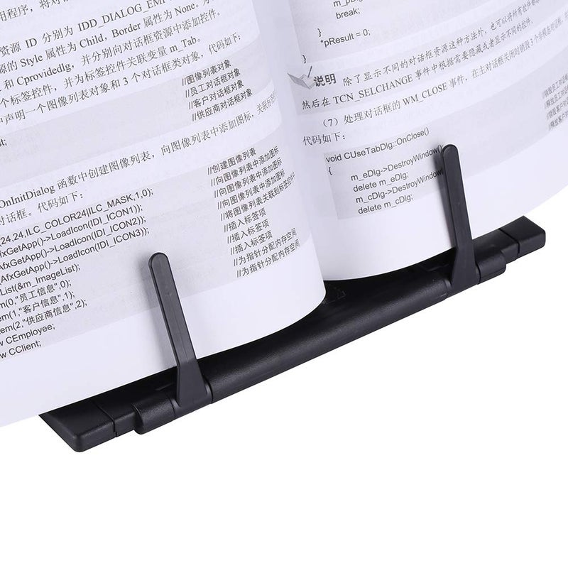 Abankey KLOUD CityBlack Metal Desktop Document Book Holder with 7 Adjustable Positions (Lost ocean-SJ981) - Image 4